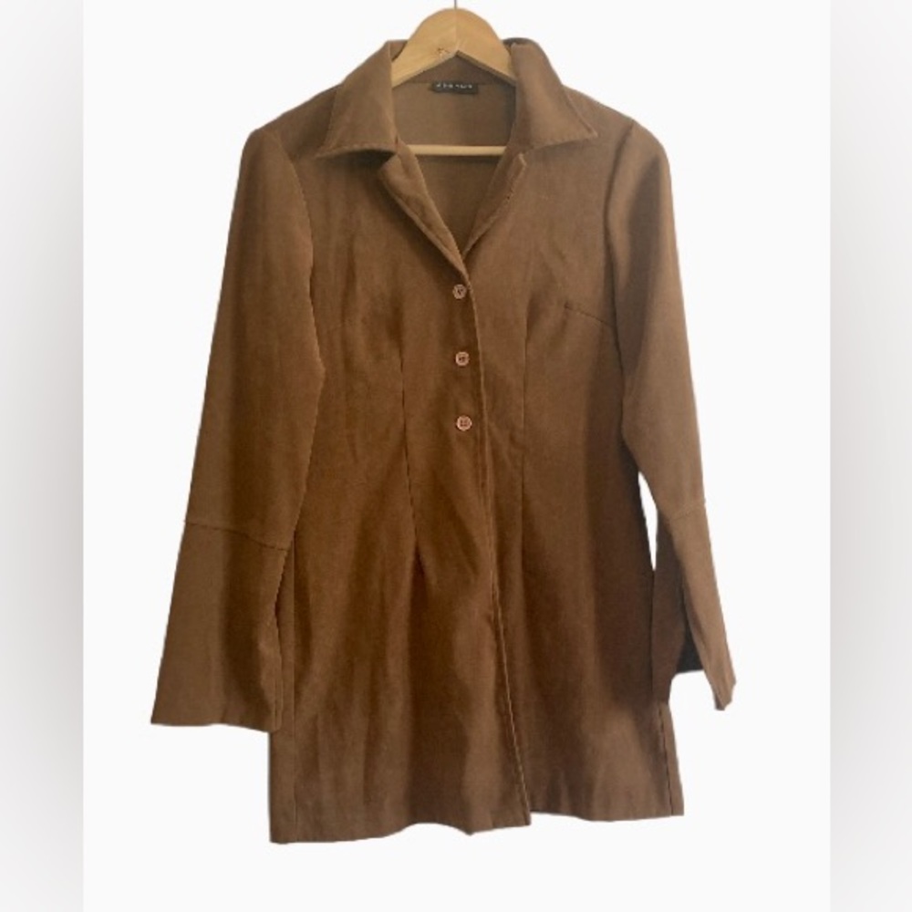 Retro Chic Longline Suede